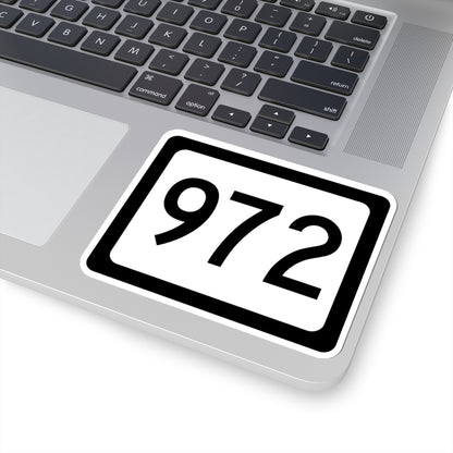 WV-972 (Virginia) (Road Sign) STICKER Vinyl Kiss-Cut Decal