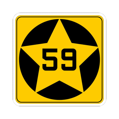 MN-59 1920 (Minnesota) (Road Sign) STICKER Vinyl Kiss-Cut Decal