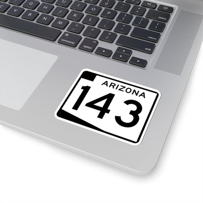 Arizona 143 (Arizona) (Road Sign) STICKER Vinyl Kiss-Cut Decal