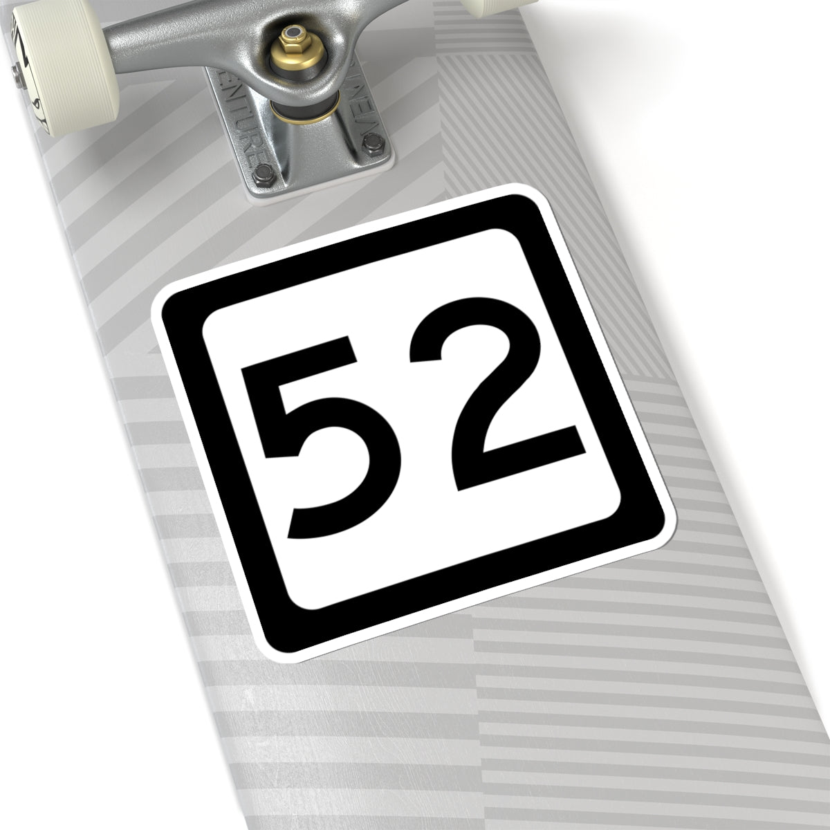 WV-52 (Virginia) (Road Sign) STICKER Vinyl Kiss-Cut Decal