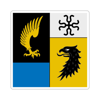 Flag of Josef Stubi (Switzerland) STICKER Vinyl Kiss-Cut Decal