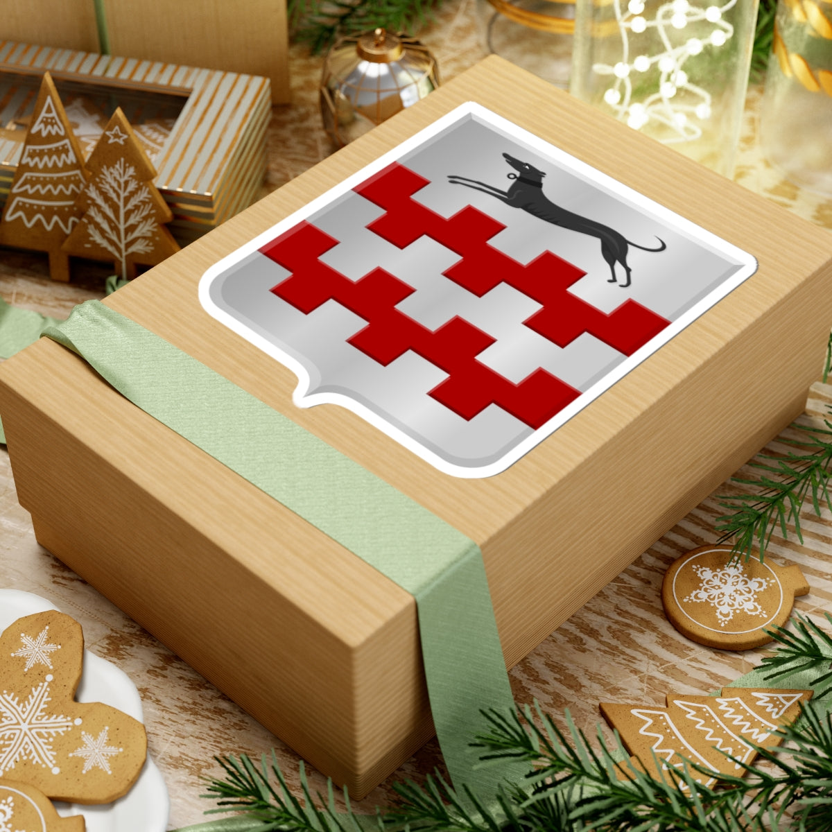 Acqoy wapen (Netherlands) (Coat of Arms) STICKER Vinyl Kiss-Cut Decal