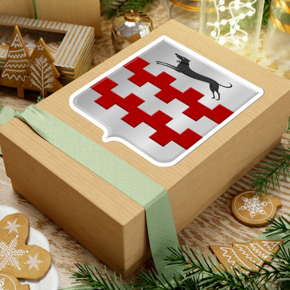 Acqoy wapen (Netherlands) (Coat of Arms) STICKER Vinyl Kiss-Cut Decal