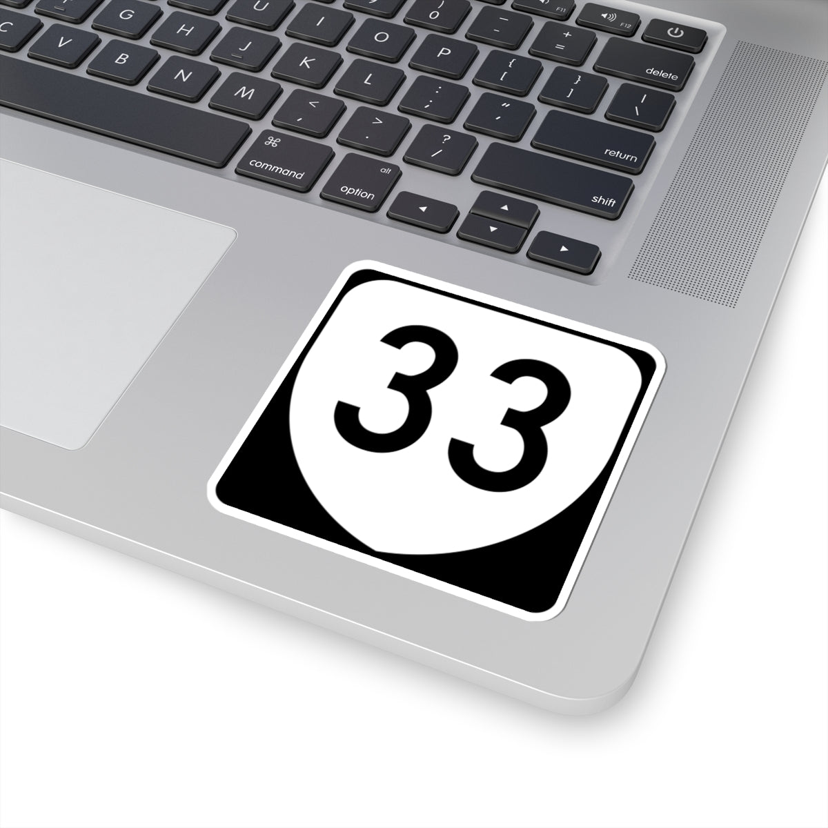 Virginia 33 (Virginia) (Road Sign) STICKER Vinyl Kiss-Cut Decal
