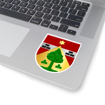 Appelscha wapen (Netherlands) (Coat of Arms) STICKER Vinyl Kiss-Cut Decal