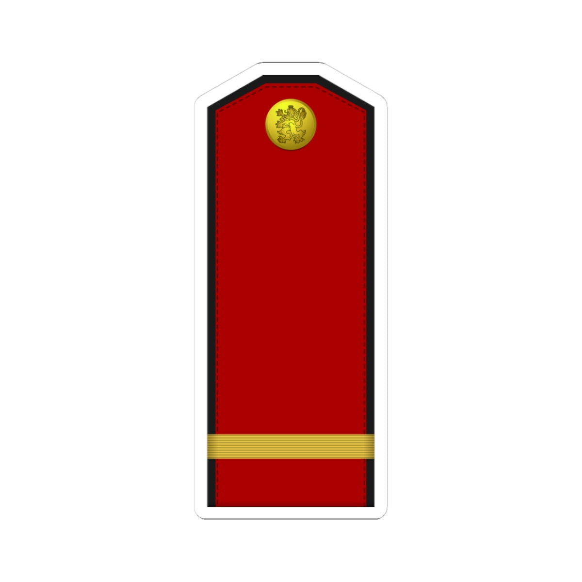 Bulgaria Army OR 4 (Bulgaria) (Military Rank) STICKER Vinyl Kiss-Cut Decal