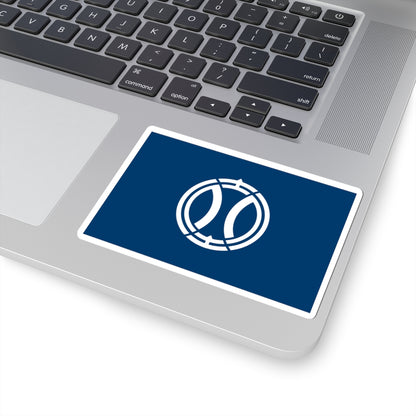 Flag of Yotsukaido Chiba (Japan) STICKER Vinyl Kiss-Cut Decal
