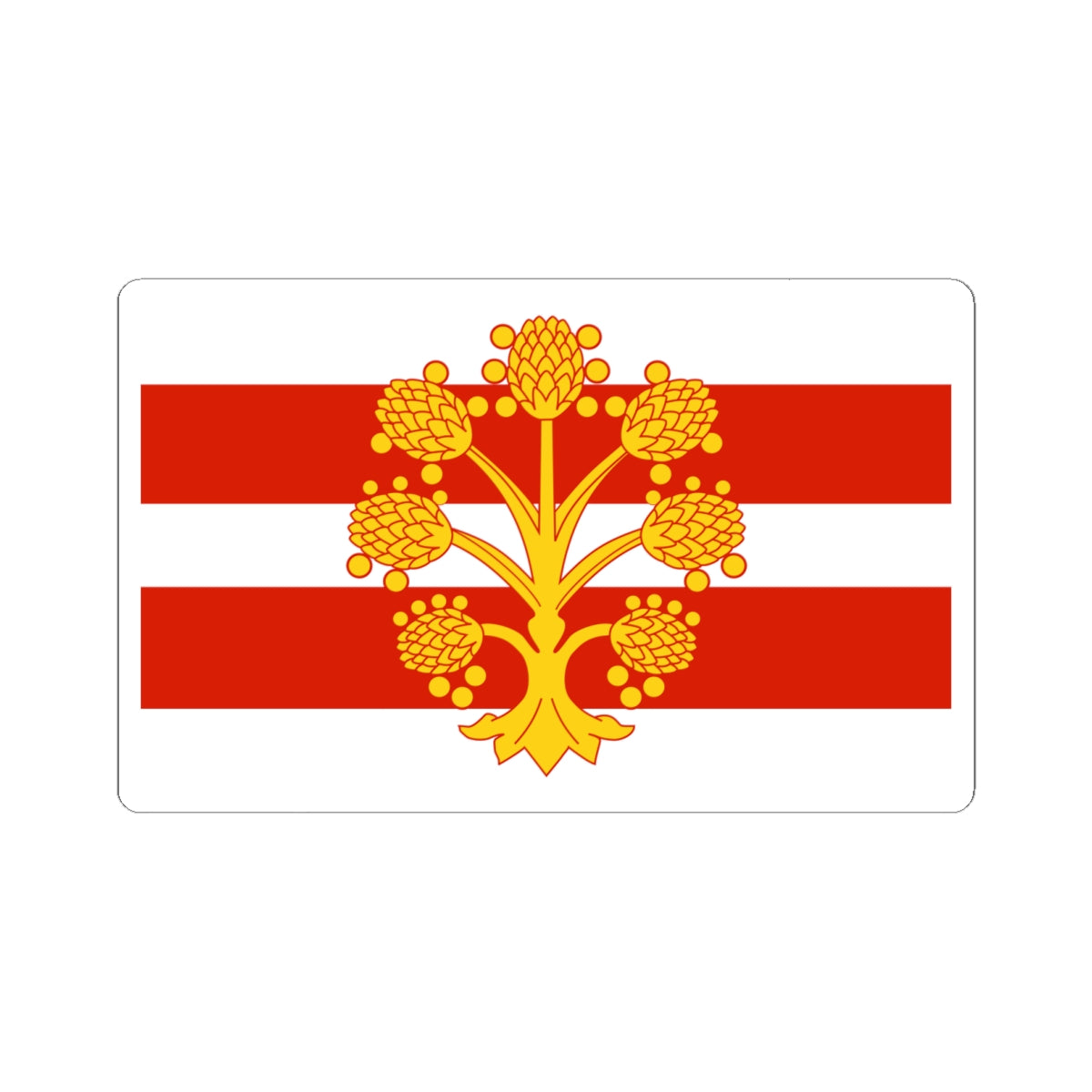 Flag of Westmorland (England) STICKER Vinyl Kiss-Cut Decal