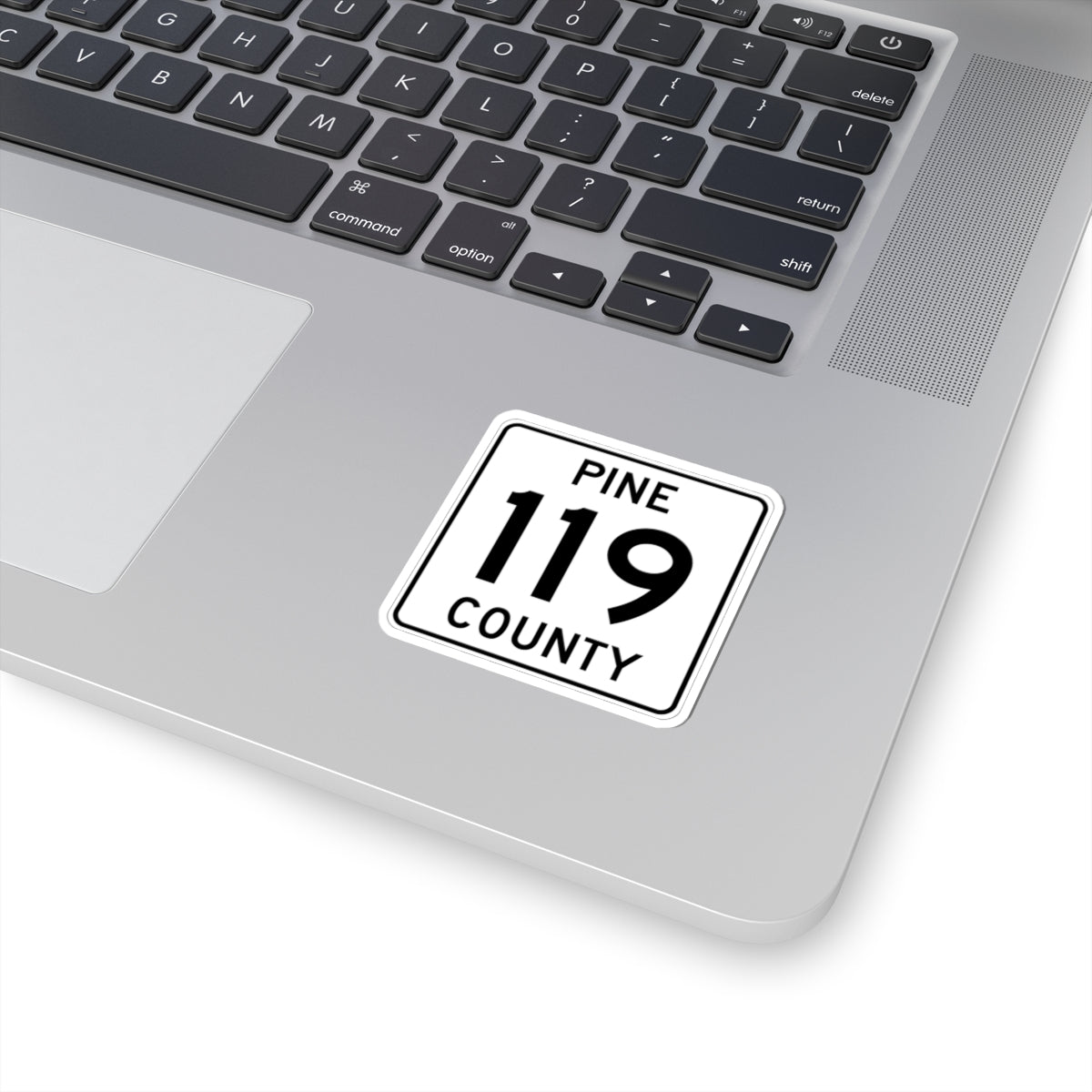 Pine County Route 119 MN (Minnesota) (Road Sign) STICKER Vinyl Kiss-Cut Decal