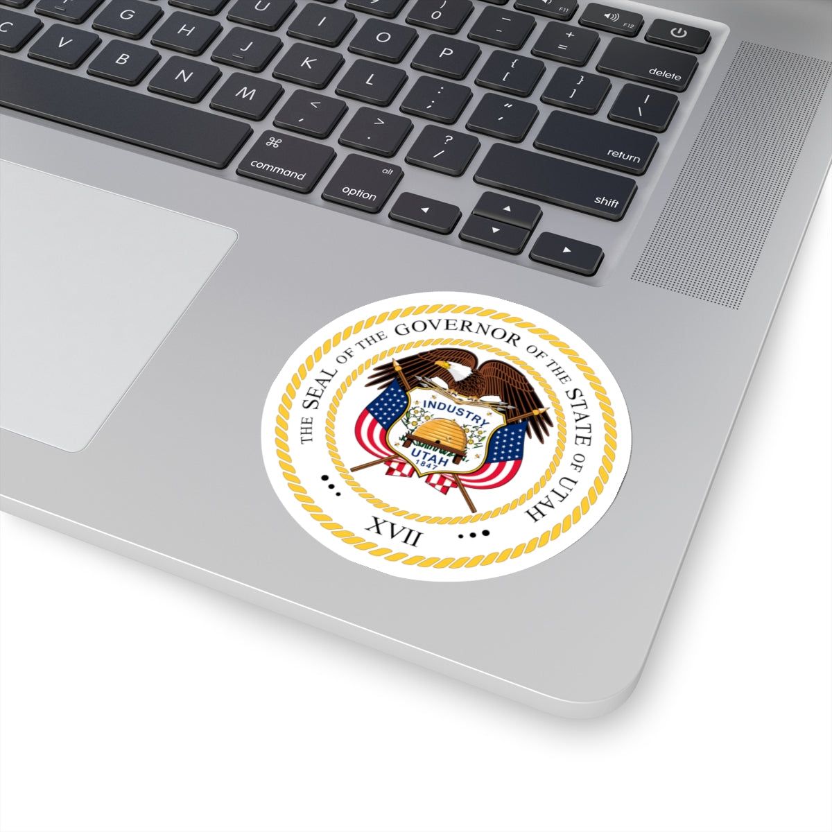 Seal of the Governor of Utah v2 - STICKER Vinyl Kiss-Cut Decal