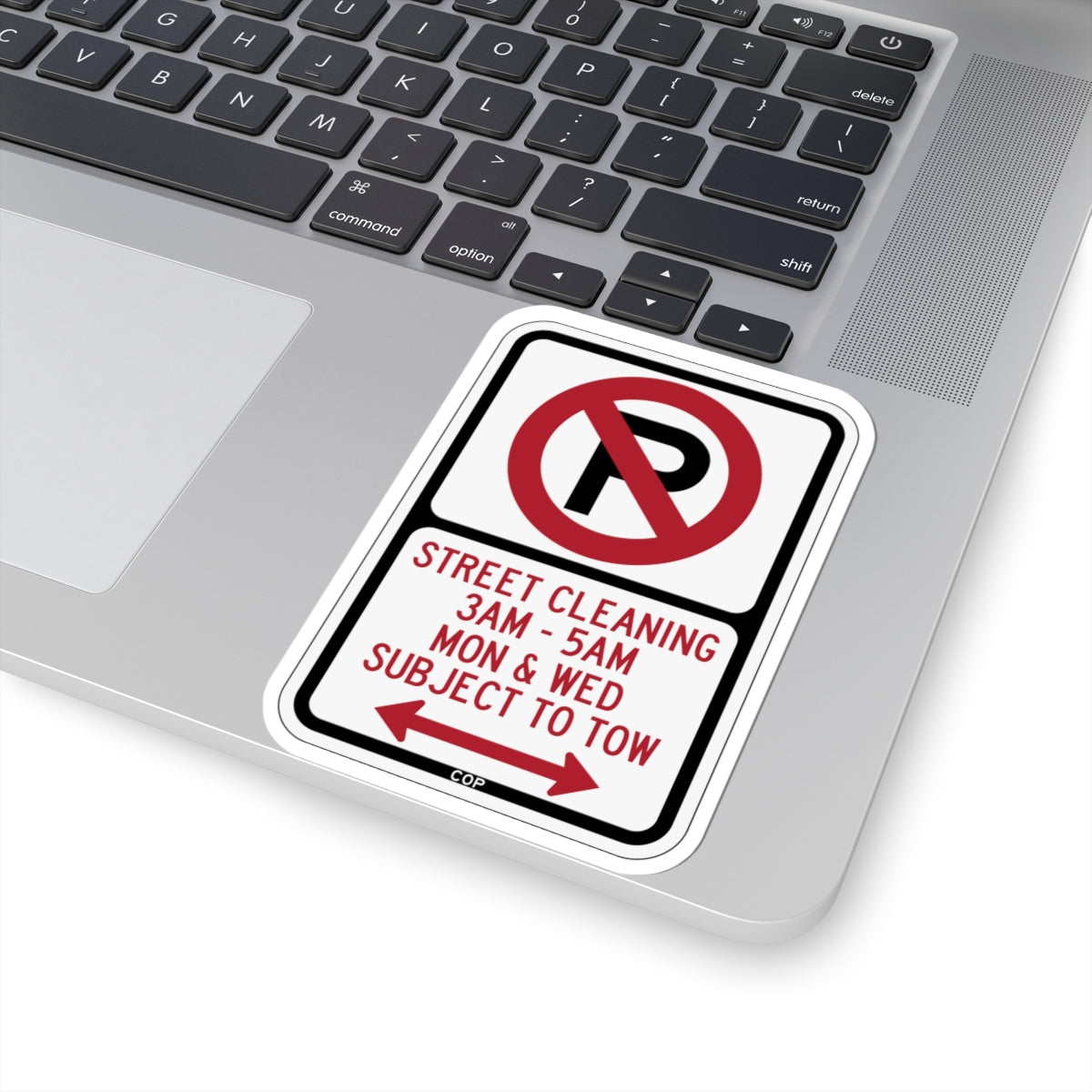 PBOT Road sign P1100D (Oregon) (Road Sign) STICKER Vinyl Kiss-Cut Decal
