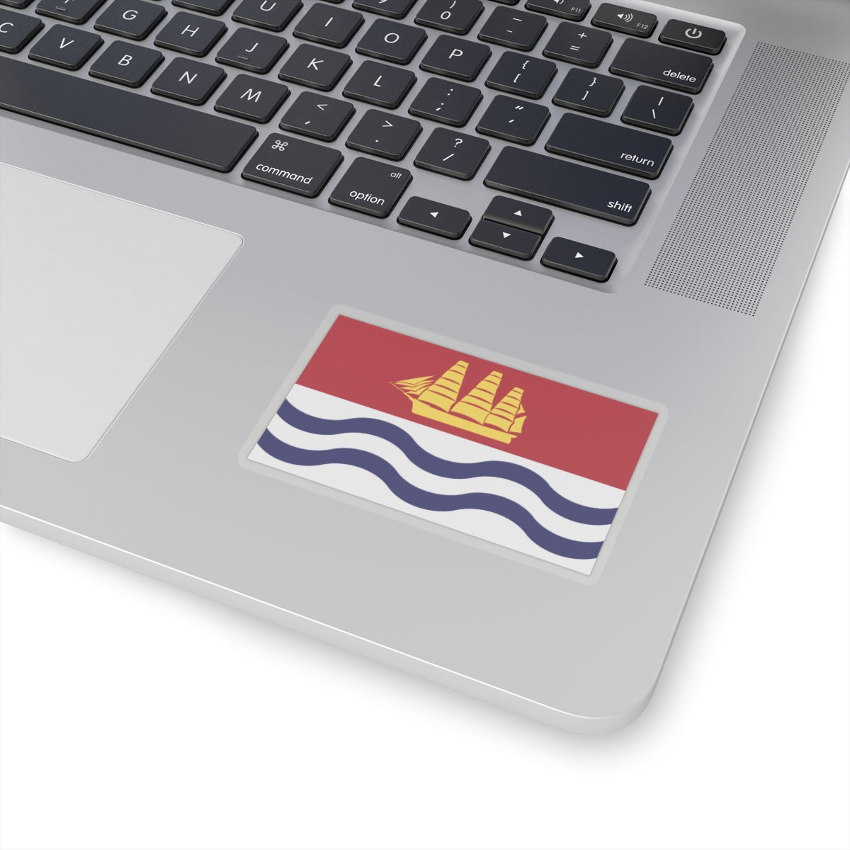 Flag of Bath, Maine - STICKER Vinyl Kiss-Cut Decal