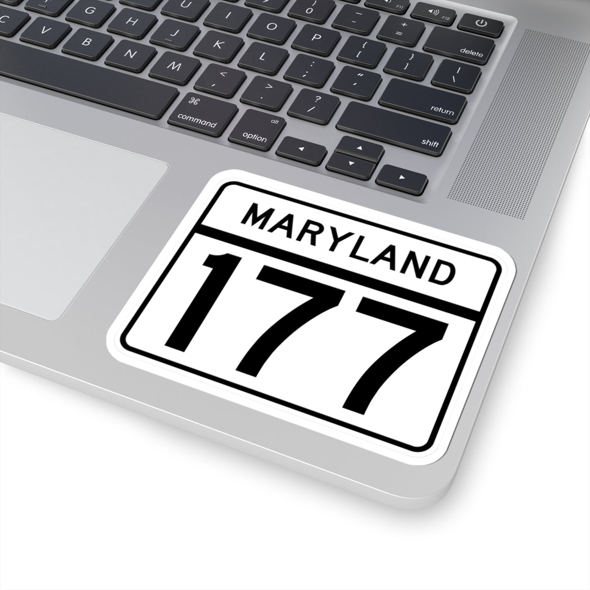 MD Route 177 (Maryland) (Road Sign) STICKER Vinyl Kiss-Cut Decal