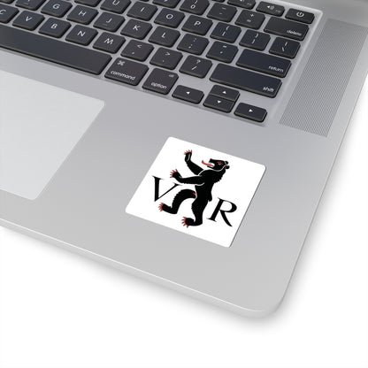 Flag of Canton of Appenzell Ausserrhoden (Switzerland) STICKER Vinyl Kiss-Cut Decal