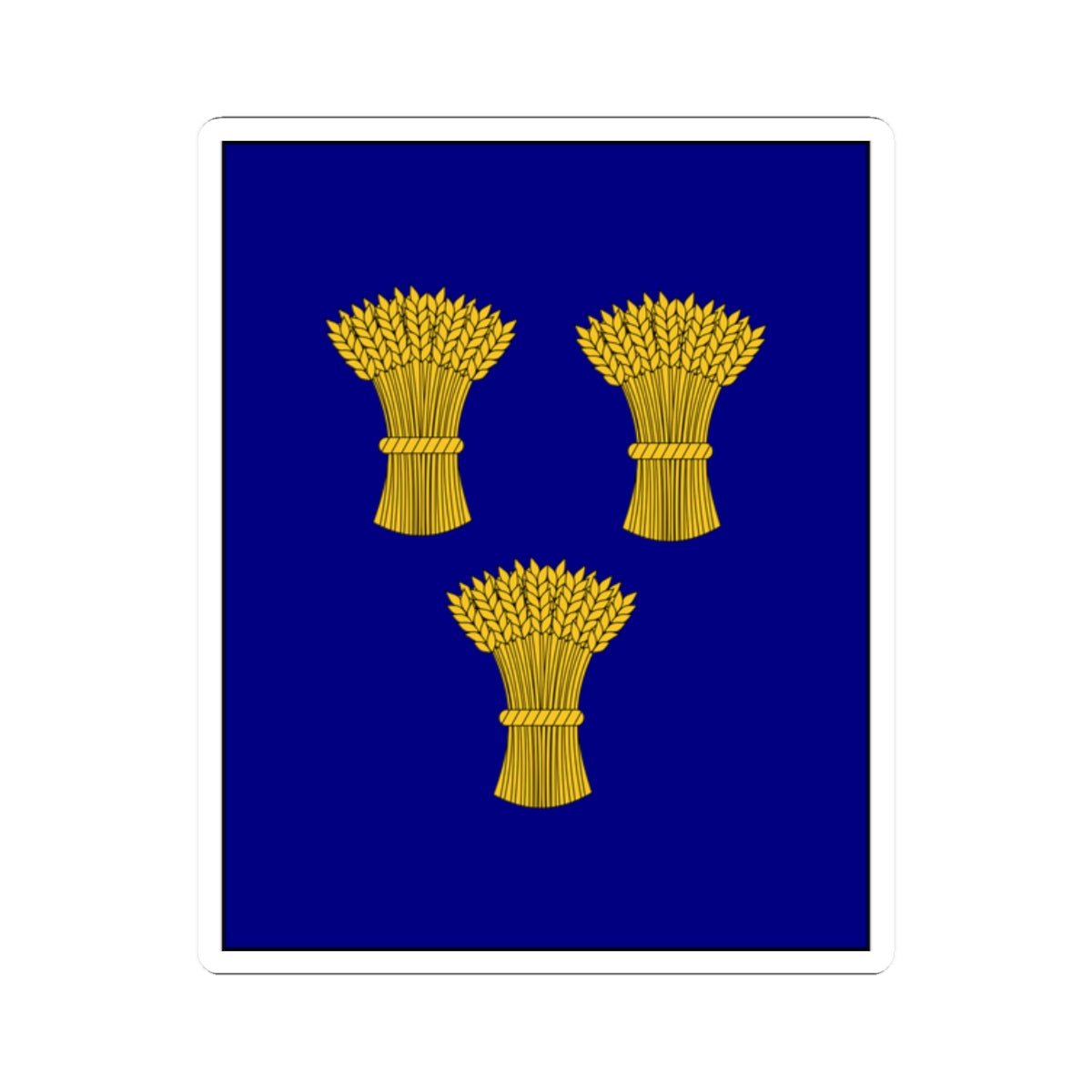 Bannière Ranulf de Blondeville (England) STICKER Vinyl Kiss-Cut Decal