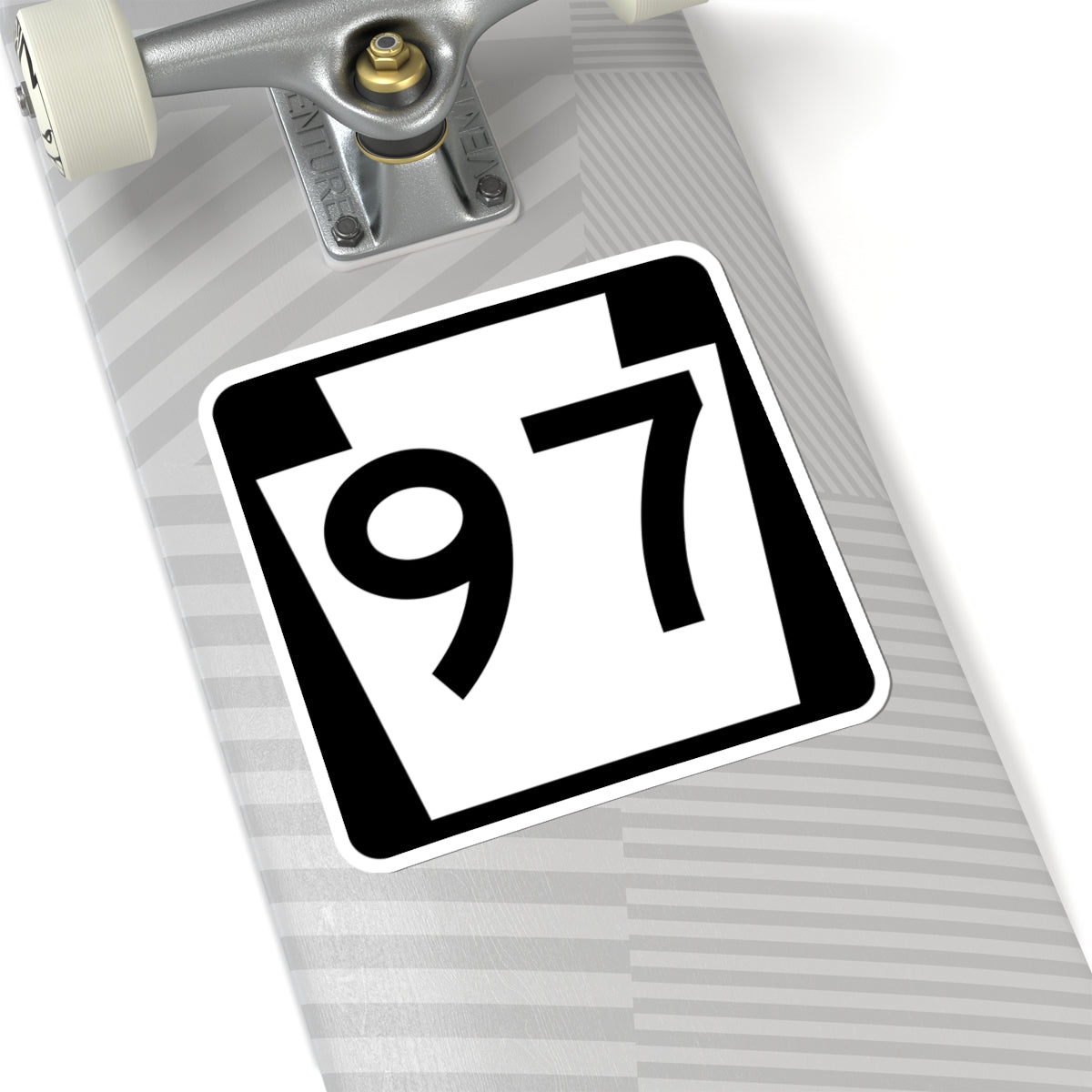 PA-97 (Pennsylvania) (Road Sign) STICKER Vinyl Kiss-Cut Decal