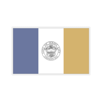 Flag of Jersey City - STICKER Vinyl Kiss-Cut Decal