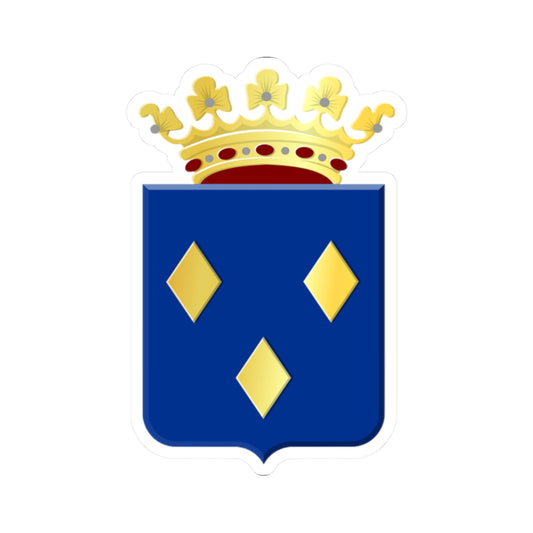 Almelo stadswapen (Netherlands) (Coat of Arms) STICKER Vinyl Kiss-Cut Decal