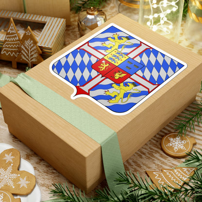 Armoiries Christophe III de Bavière roi de Danemark (Germany) (Coat of Arms) STICKER Vinyl Kiss-Cut Decal