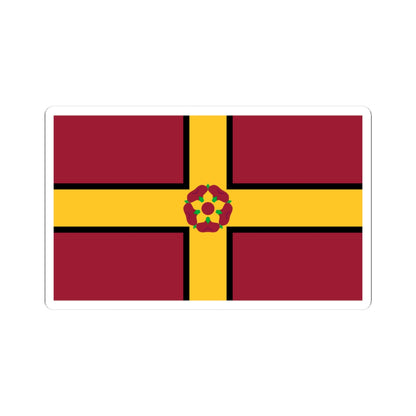 Flag of Northamptonshire (England) STICKER Vinyl Kiss-Cut Decal