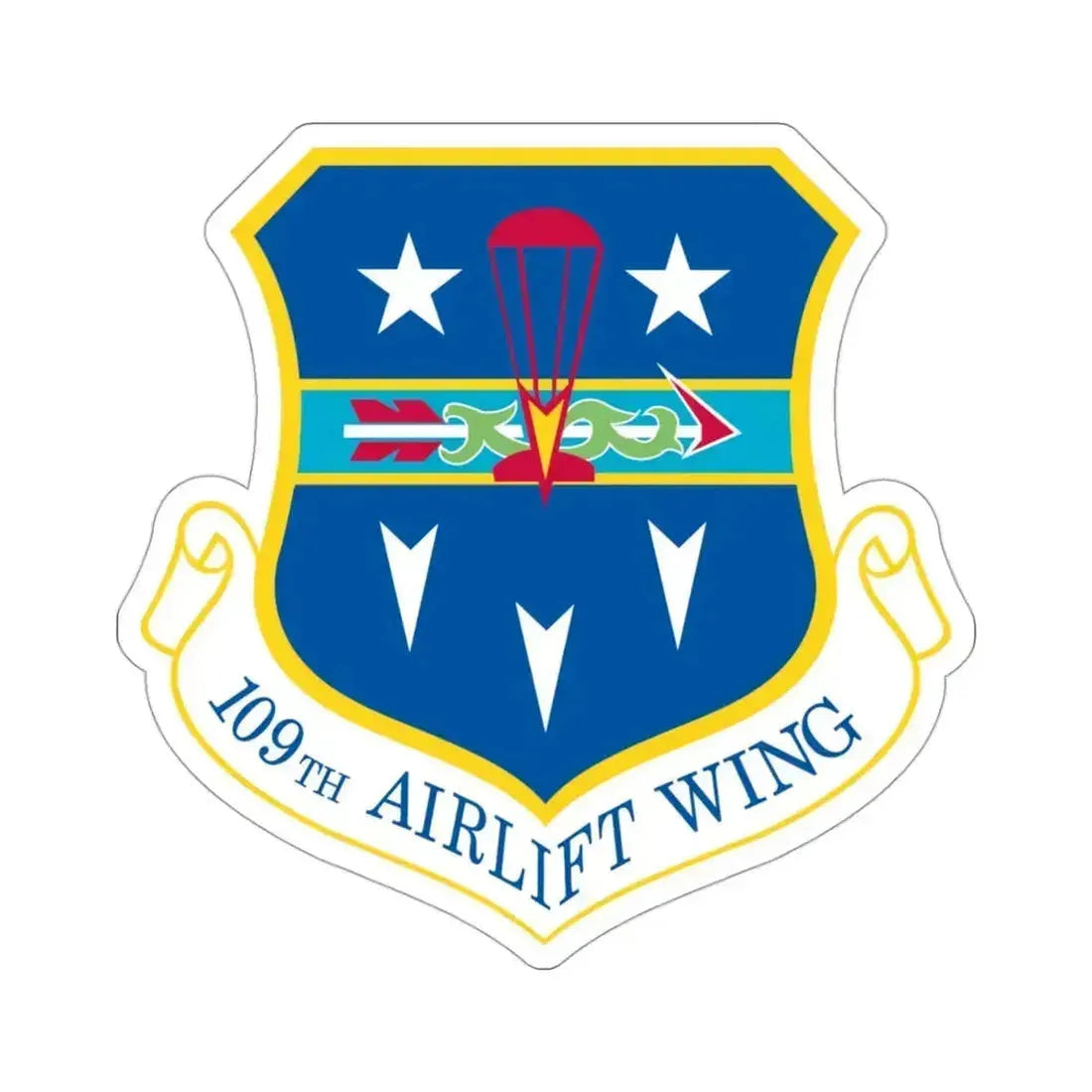 109th Airlift Wing (U.S. Air Force) STICKER Vinyl Die-Cut Decal 3 Inch - The Sticker Space
