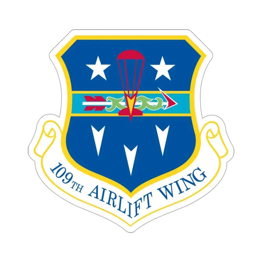 109th Airlift Wing (U.S. Air Force) STICKER Vinyl Die-Cut Decal - The Sticker Space