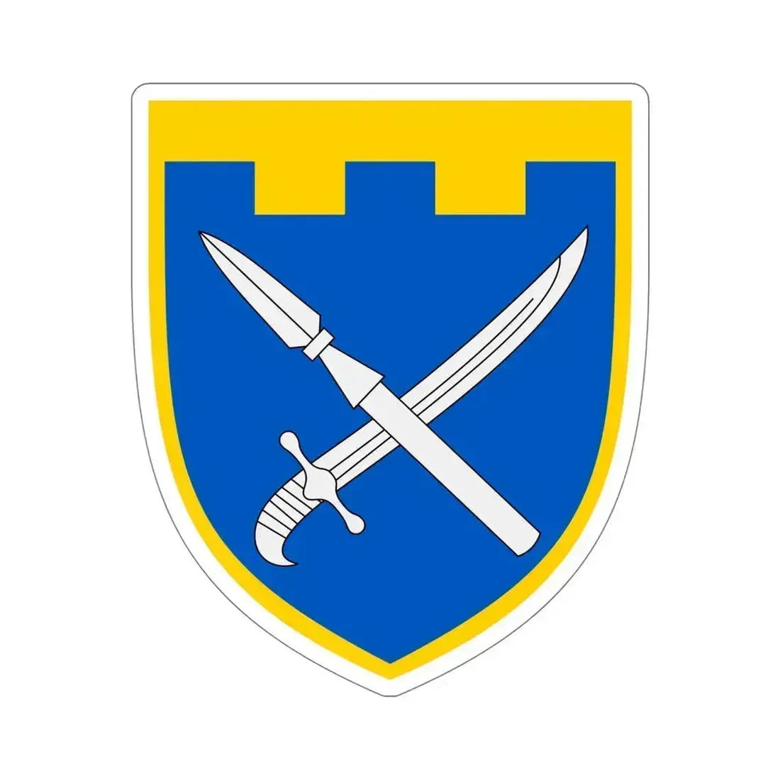 109th Detached Territorial Defense Brigade (Ukraine) STICKER Vinyl Die-Cut Decal 6 Inch - The Sticker Space