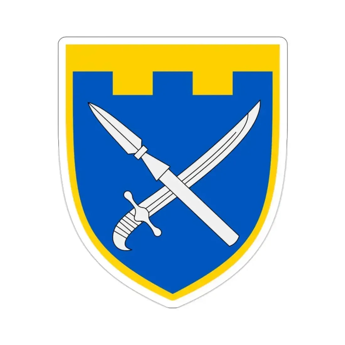 109th Detached Territorial Defense Brigade (Ukraine) STICKER Vinyl Die-Cut Decal - The Sticker Space