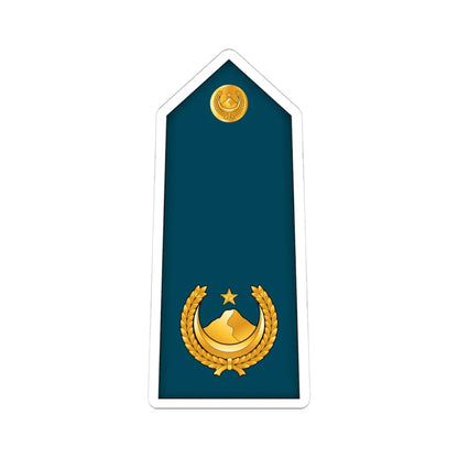10.AlgAF MAJ (Algeria) (Military Rank) STICKER Vinyl Kiss-Cut Decal 4 Inch White - The Sticker Space