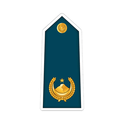 10.AlgAF MAJ (Algeria) (Military Rank) STICKER Vinyl Kiss-Cut Decal 6 Inch White - The Sticker Space