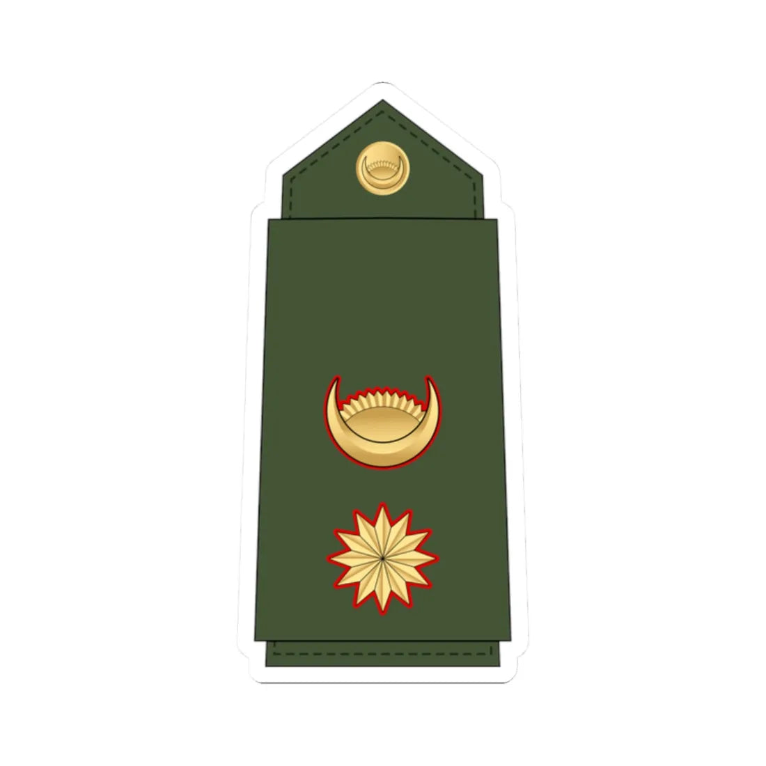 10.Nepalese Army WO1 (Nepal) (Military Rank) STICKER Vinyl Kiss-Cut Decal 2 Inch White - The Sticker Space