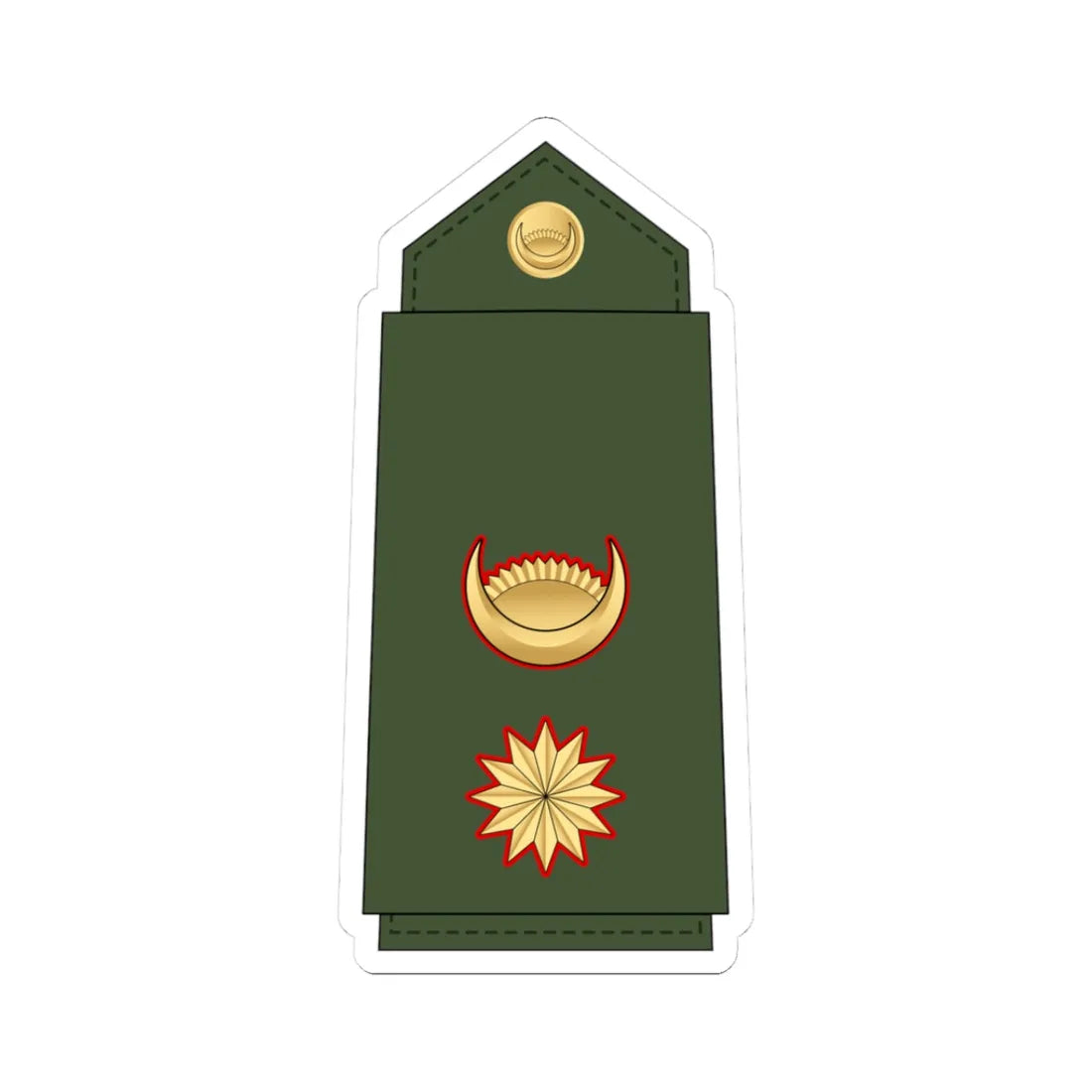 10.Nepalese Army WO1 (Nepal) (Military Rank) STICKER Vinyl Kiss-Cut Decal 3 Inch White - The Sticker Space