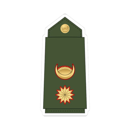 10.Nepalese Army WO1 (Nepal) (Military Rank) STICKER Vinyl Kiss-Cut Decal 3 Inch White - The Sticker Space