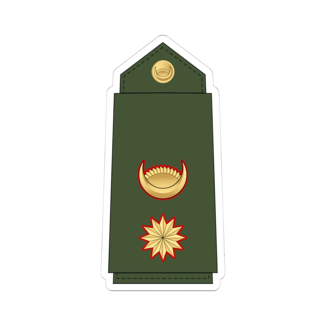 10.Nepalese Army WO1 (Nepal) (Military Rank) STICKER Vinyl Kiss-Cut Decal 4 Inch White - The Sticker Space