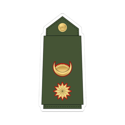 10.Nepalese Army WO1 (Nepal) (Military Rank) STICKER Vinyl Kiss-Cut Decal 4 Inch White - The Sticker Space