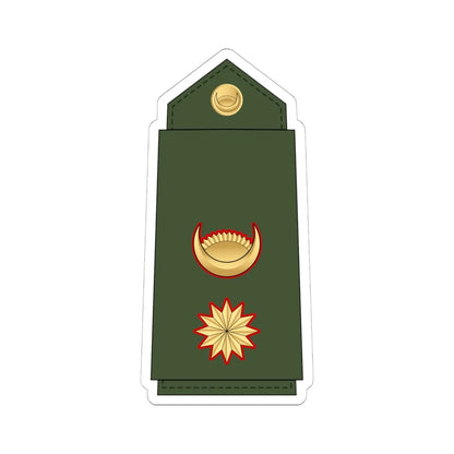 10.Nepalese Army WO1 (Nepal) (Military Rank) STICKER Vinyl Kiss-Cut Decal 6 Inch White - The Sticker Space