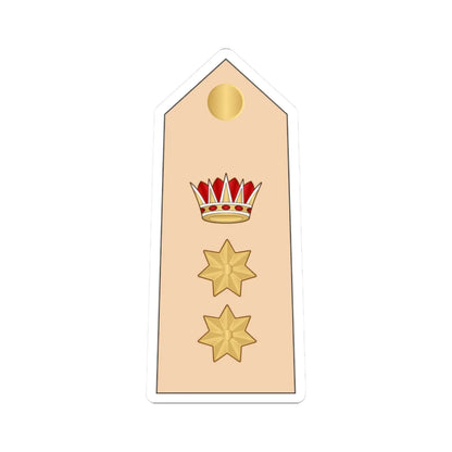 10.RBLF COL (Bahrain) (Military Rank) STICKER Vinyl Kiss-Cut Decal 2 Inch White - The Sticker Space