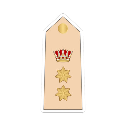 10.RBLF COL (Bahrain) (Military Rank) STICKER Vinyl Kiss-Cut Decal 3 Inch White - The Sticker Space