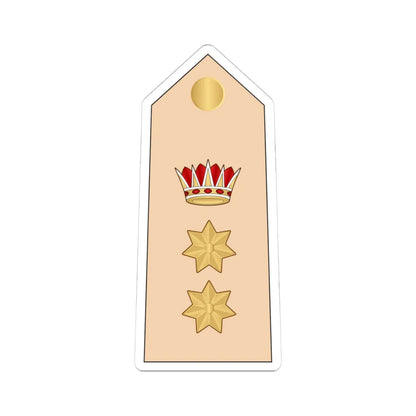 10.RBLF COL (Bahrain) (Military Rank) STICKER Vinyl Kiss-Cut Decal 4 Inch White - The Sticker Space