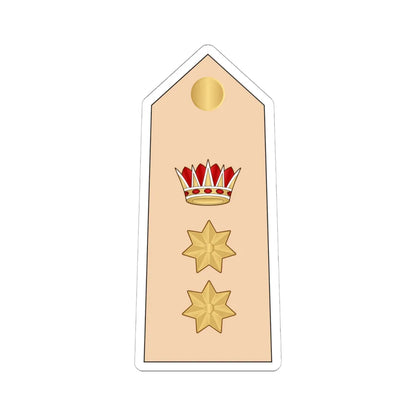 10.RBLF COL (Bahrain) (Military Rank) STICKER Vinyl Kiss-Cut Decal 6 Inch White - The Sticker Space
