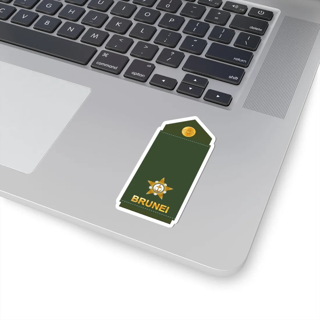 10.RBrLF 2LT (Brunei) (Military Rank) STICKER Vinyl Kiss-Cut Decal - The Sticker Space