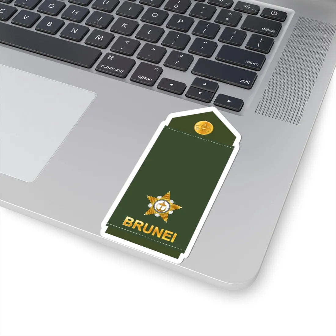 10.RBrLF 2LT (Brunei) (Military Rank) STICKER Vinyl Kiss-Cut Decal - The Sticker Space