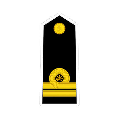 10.RNO LT (Oman) (Military Rank) STICKER Vinyl Kiss-Cut Decal 4 Inch White - The Sticker Space