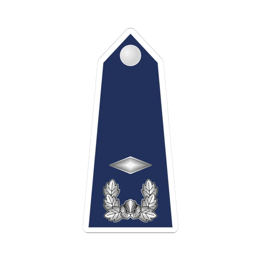 10.SKAF 2LT (Korea) (Military Rank) STICKER Vinyl Kiss-Cut Decal 3 Inch White - The Sticker Space