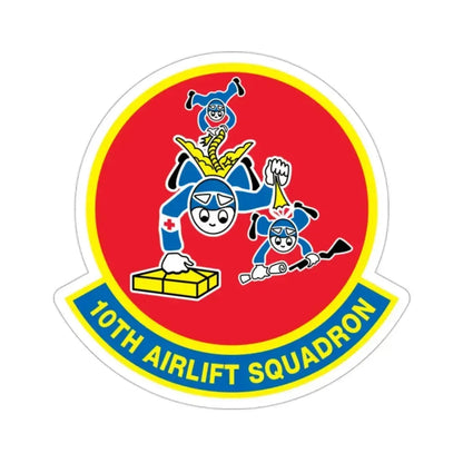 10th Airlift Squadron (U.S. Air Force) STICKER Vinyl Die-Cut Decal 2 Inch - The Sticker Space
