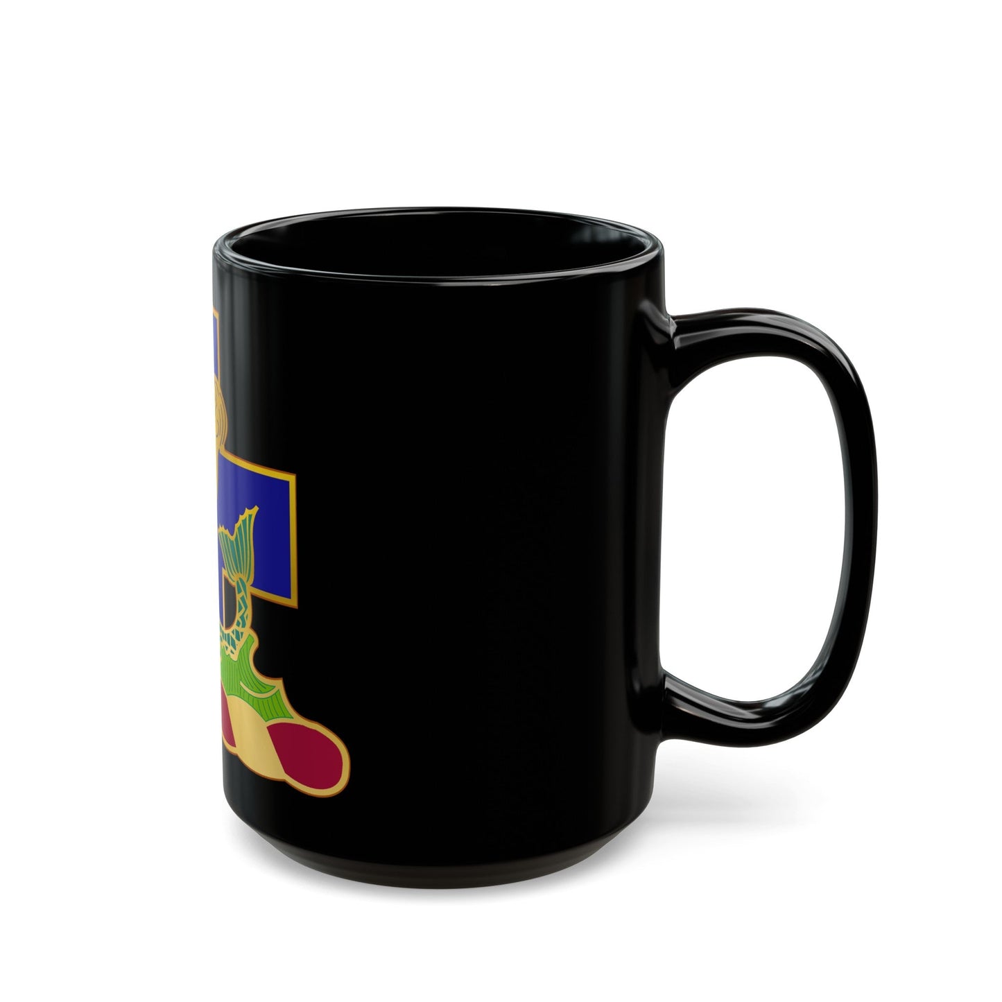 10th Antiaircraft Artillery Automatic Weapons Battalion (U.S. Army) Black Coffee Mug-The Sticker Space