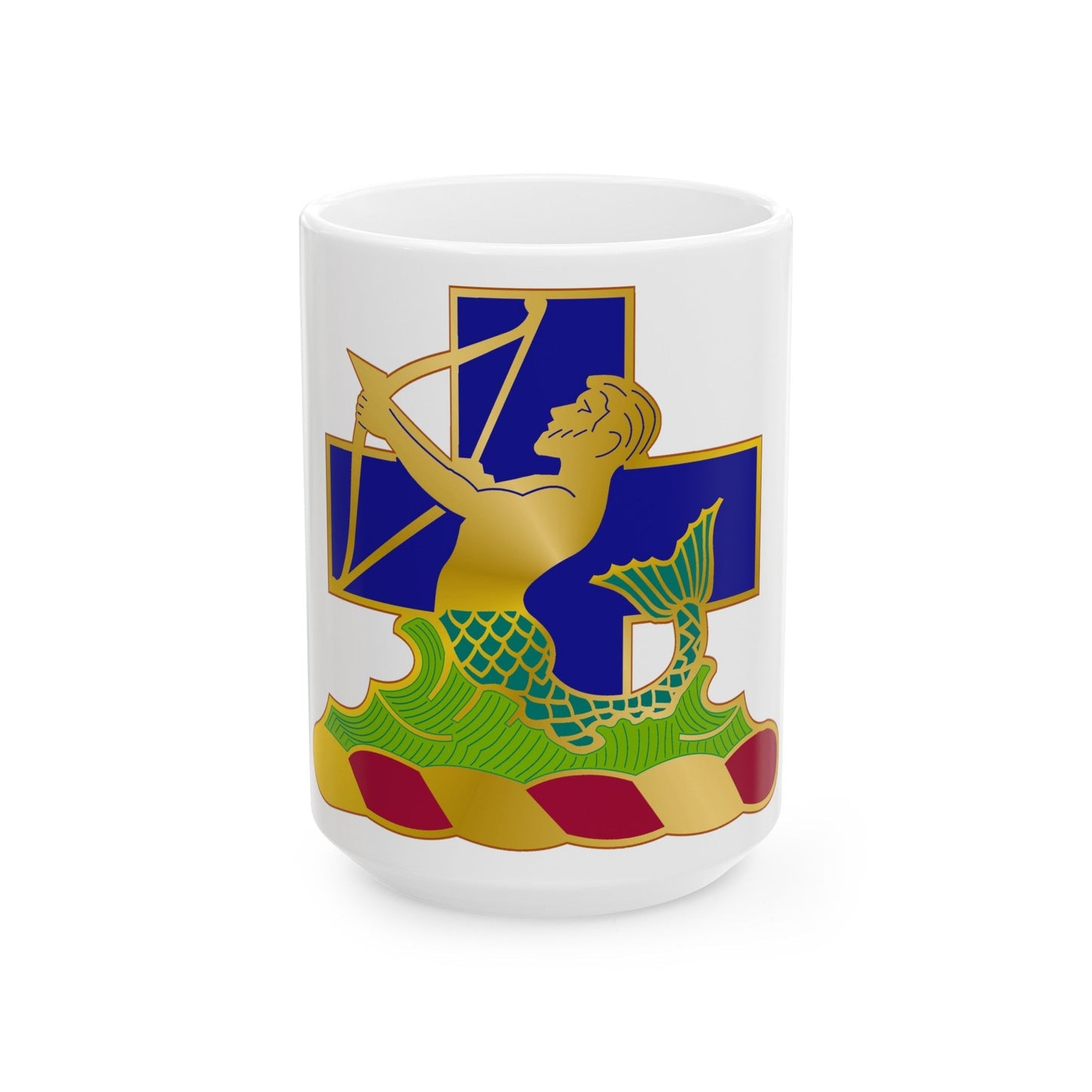 10th Antiaircraft Artillery Automatic Weapons Battalion (U.S. Army) White Coffee Mug-15oz-The Sticker Space