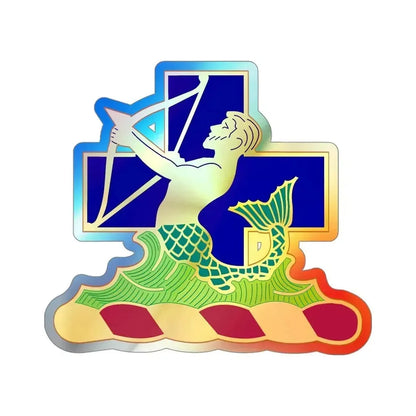 10th Antiaircraft Artillery Automatic Weapons Battalion (U.S. Army) Holographic STICKER Die-Cut Vinyl Decal 4 Inch Holographic - The Sticker Space