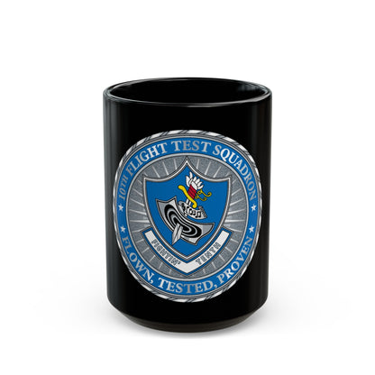 10th Flight Test Sq (U.S. Air Force) Black Coffee Mug-15oz-The Sticker Space