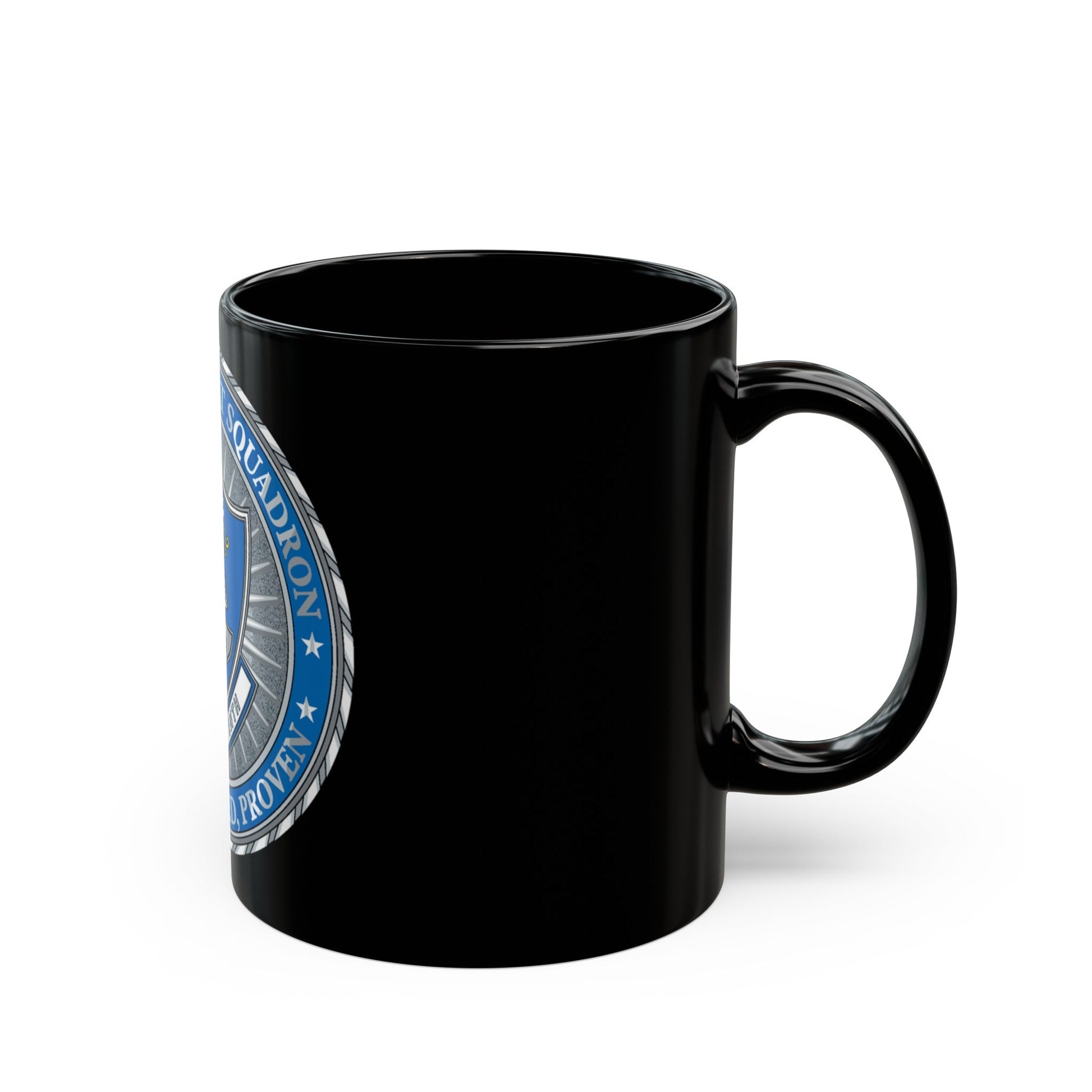 10th Flight Test Sq (U.S. Air Force) Black Coffee Mug-The Sticker Space